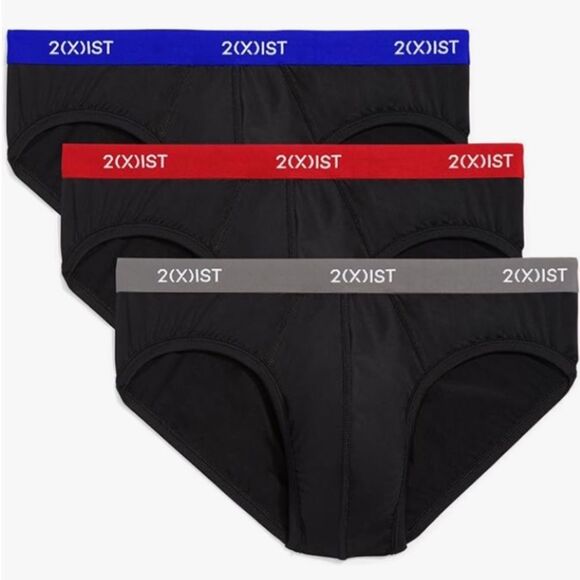2(X)IST Men's Micro Speed Dri No Show Brief 3-Pack, Multi, Size Small, NWT - Picture 1 of 10